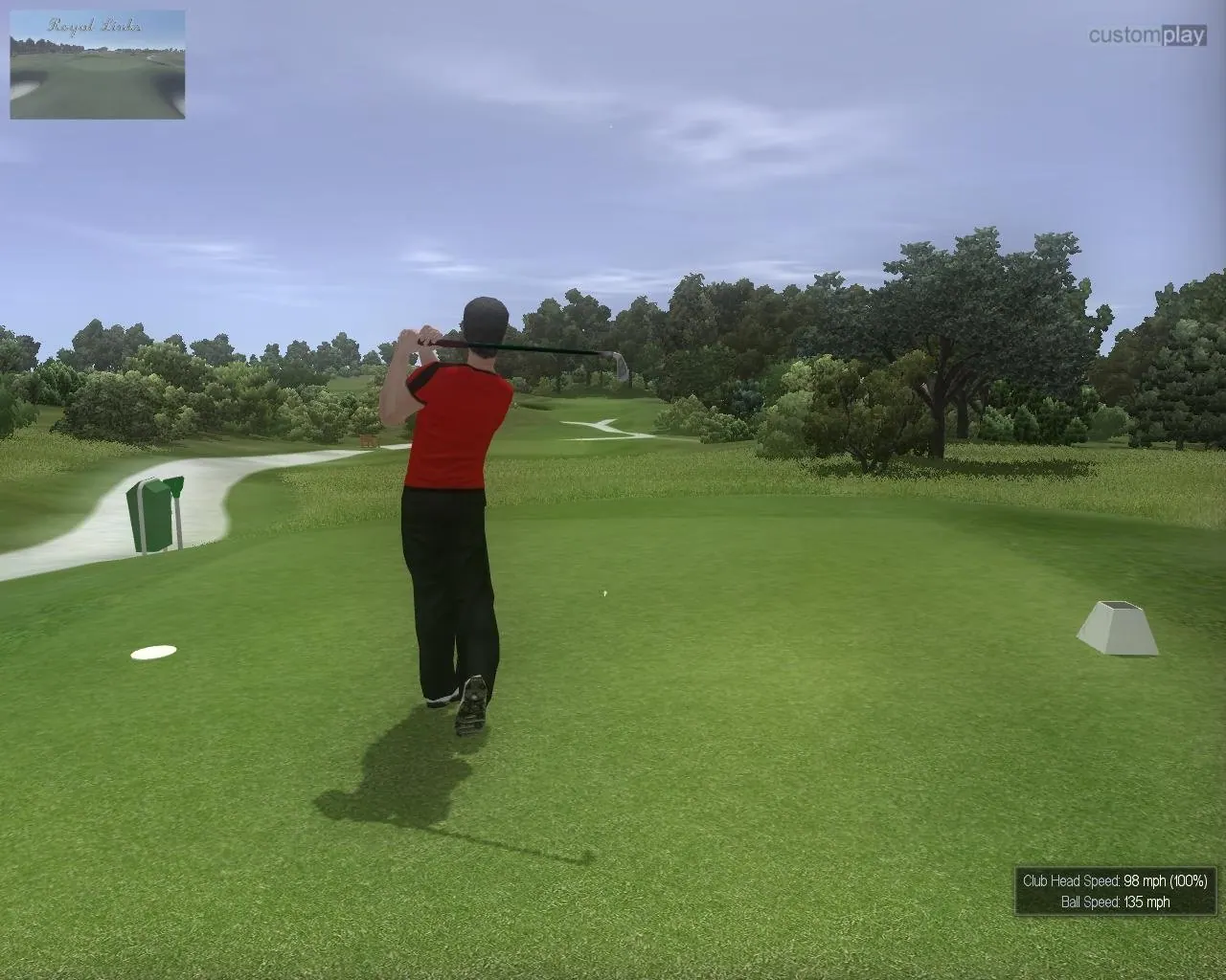 Скриншот 5 игры Customplay Golf 2010