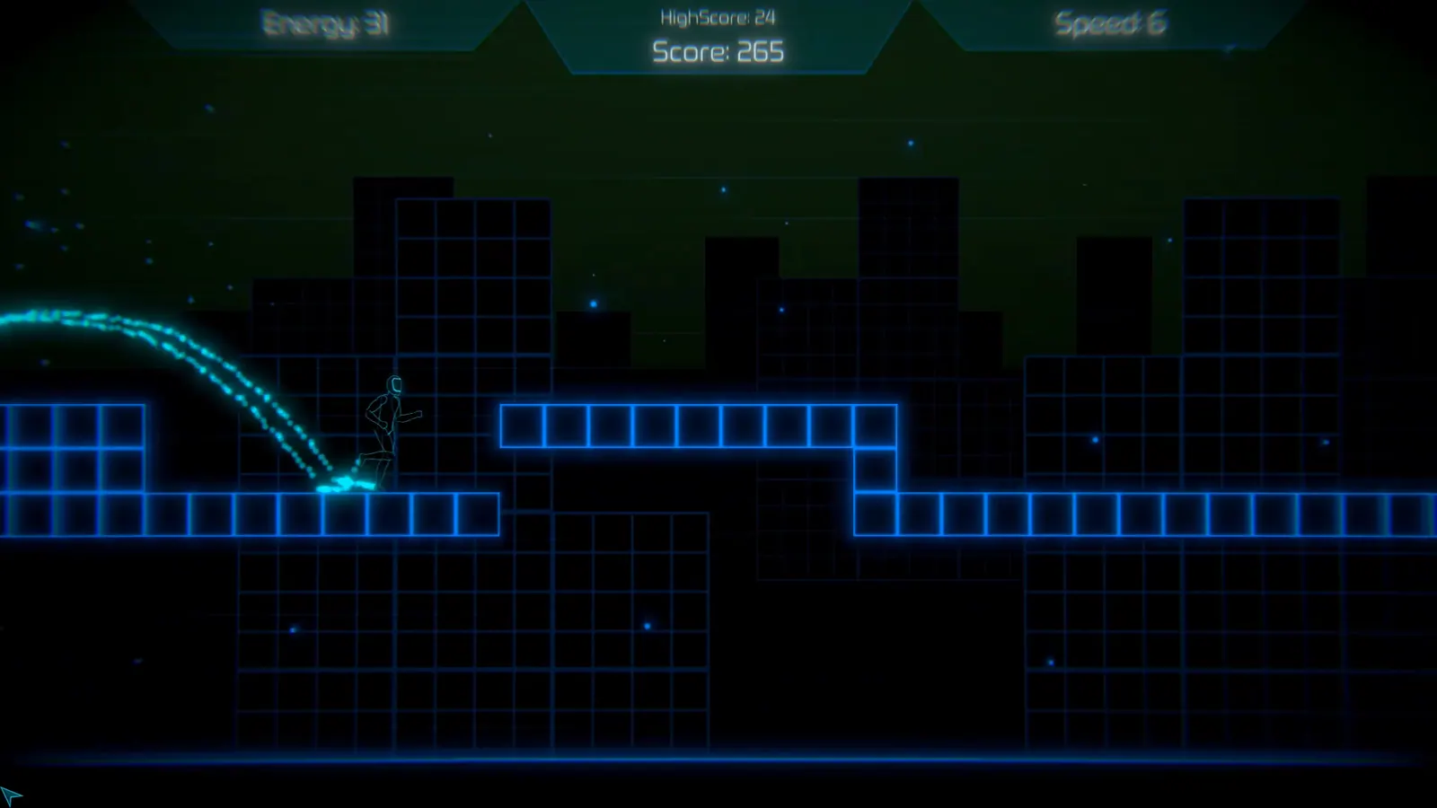 Скриншот 5 игры Neon Void Runner