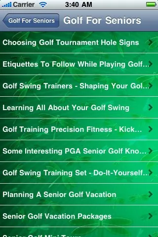 Скриншот 5 игры All About Golf For Seniors