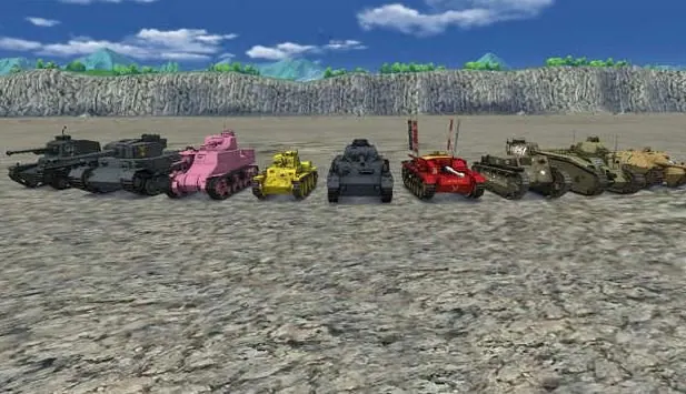 Скриншот 2 игры Girls und Panzer: Master the Tank Road