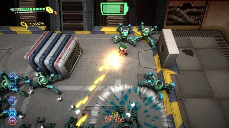 Скриншот 2 игры Assault Android Cactus