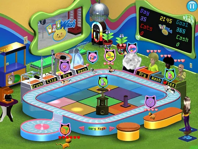 Скриншот 3 игры Cat Wash