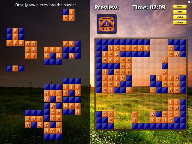 Скриншот 4 игры Crossword Twist