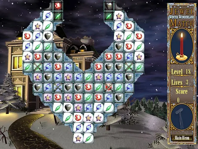 Скриншот 2 игры Jewel Match - Winter Wonderland