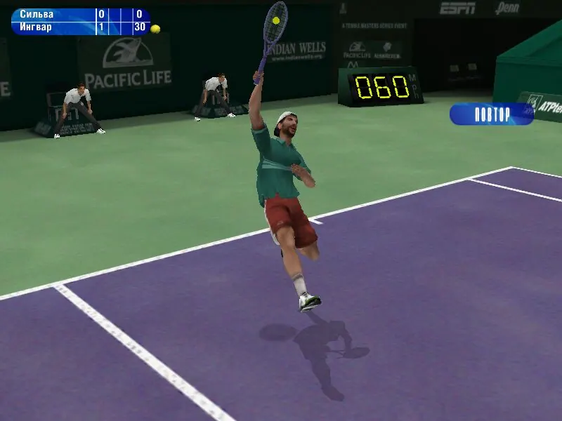 Скриншот 2 игры Tennis Master Series 2003