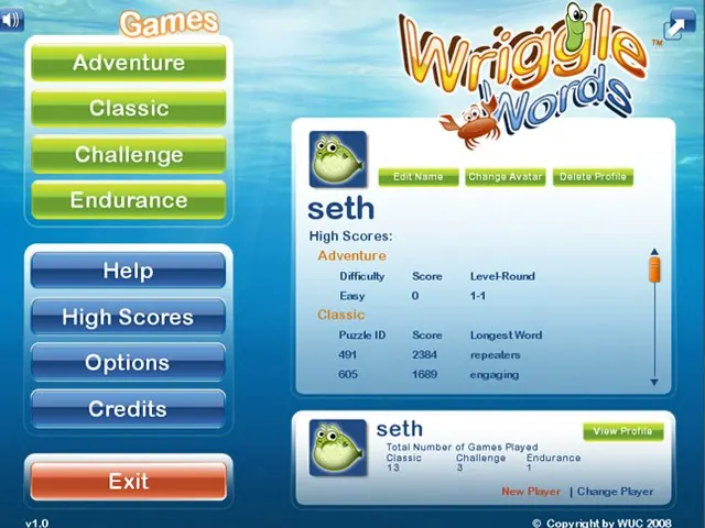 Скриншот 4 игры Wriggle Words
