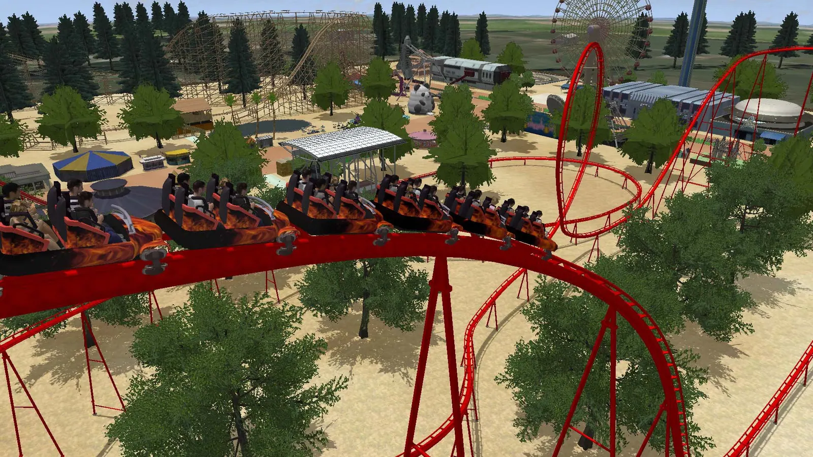 Скриншот 2 игры Rollercoaster Dreams