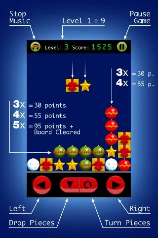 Скриншот 4 игры ToTris - Christmas