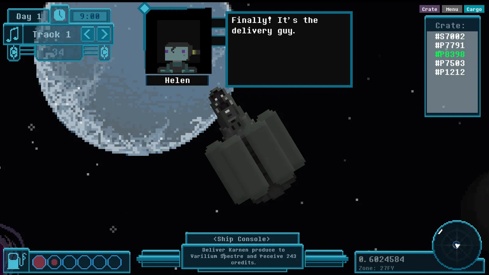 Скриншот 2 игры Galactic Delivery