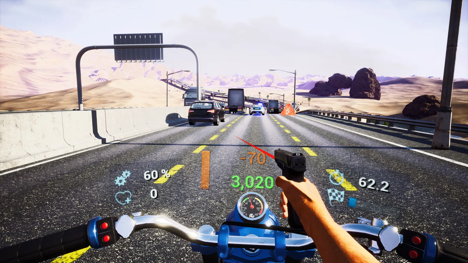 Скриншот 4 игры Bike Rush