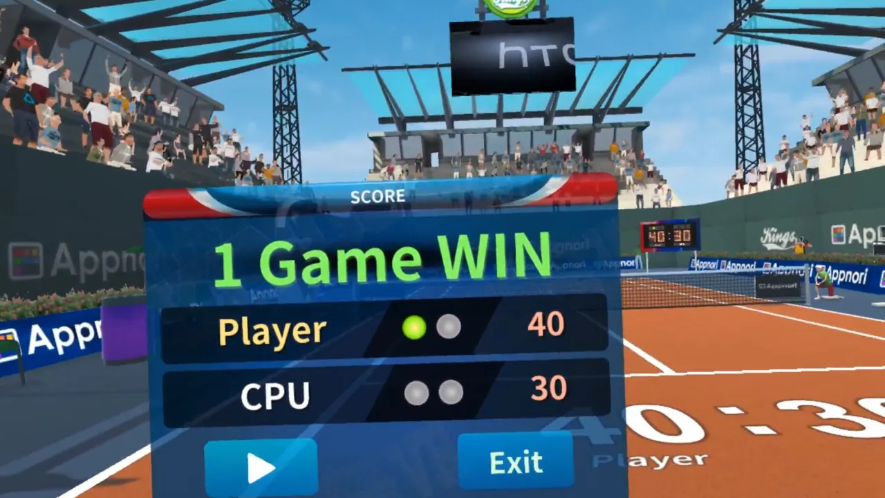 Скриншот 6 игры Tennis Kings VR