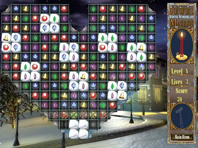 Скриншот 4 игры Jewel Match - Winter Wonderland
