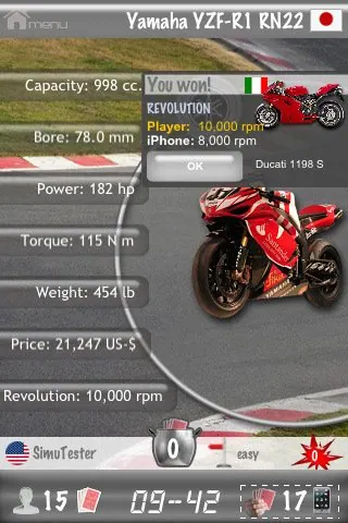 Скриншот 5 игры Super Trumps Bikes