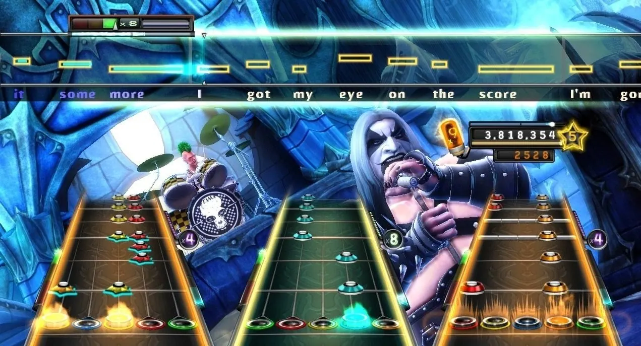 Скриншот 3 игры Guitar Hero: Warriors of Rock