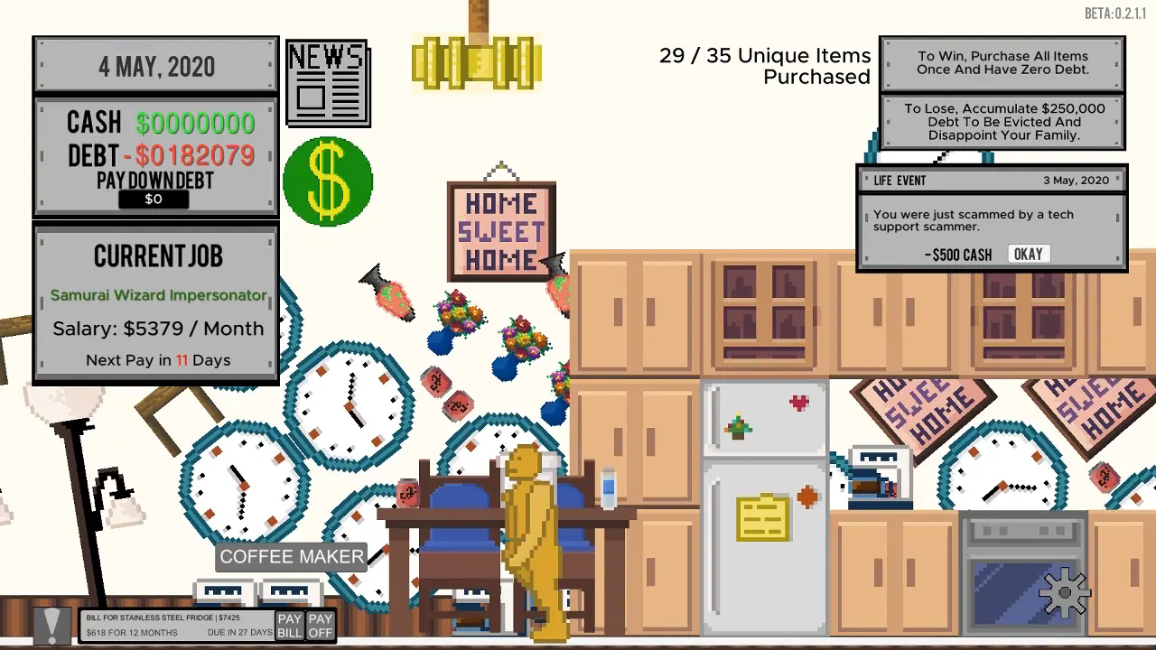 Скриншот 4 игры Life and Debt: A Real Life Simulator