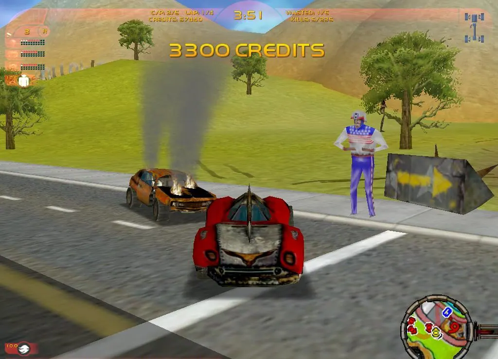 Скриншот 5 игры Carmageddon TDR 2000