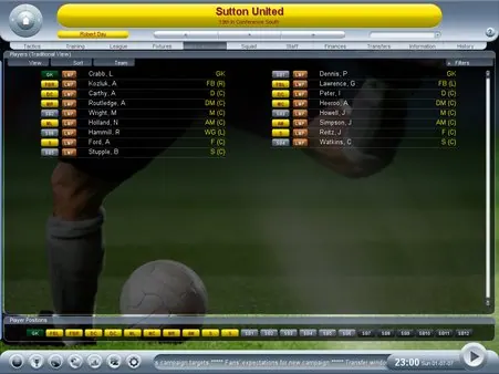 Скриншот 2 игры Championship Manager 2008