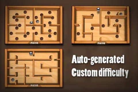 Скриншот 3 игры Wooden Labyrinth 3D