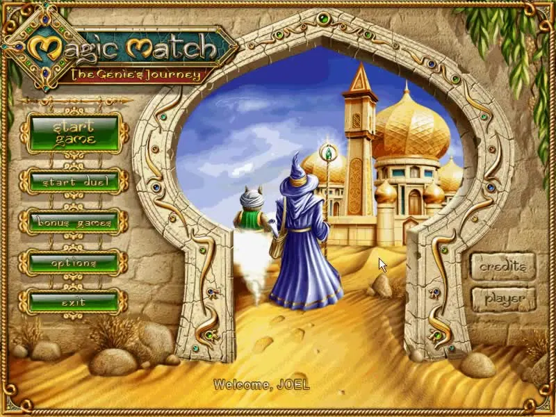 Скриншот 5 игры Magic Match The Genie`s Journey