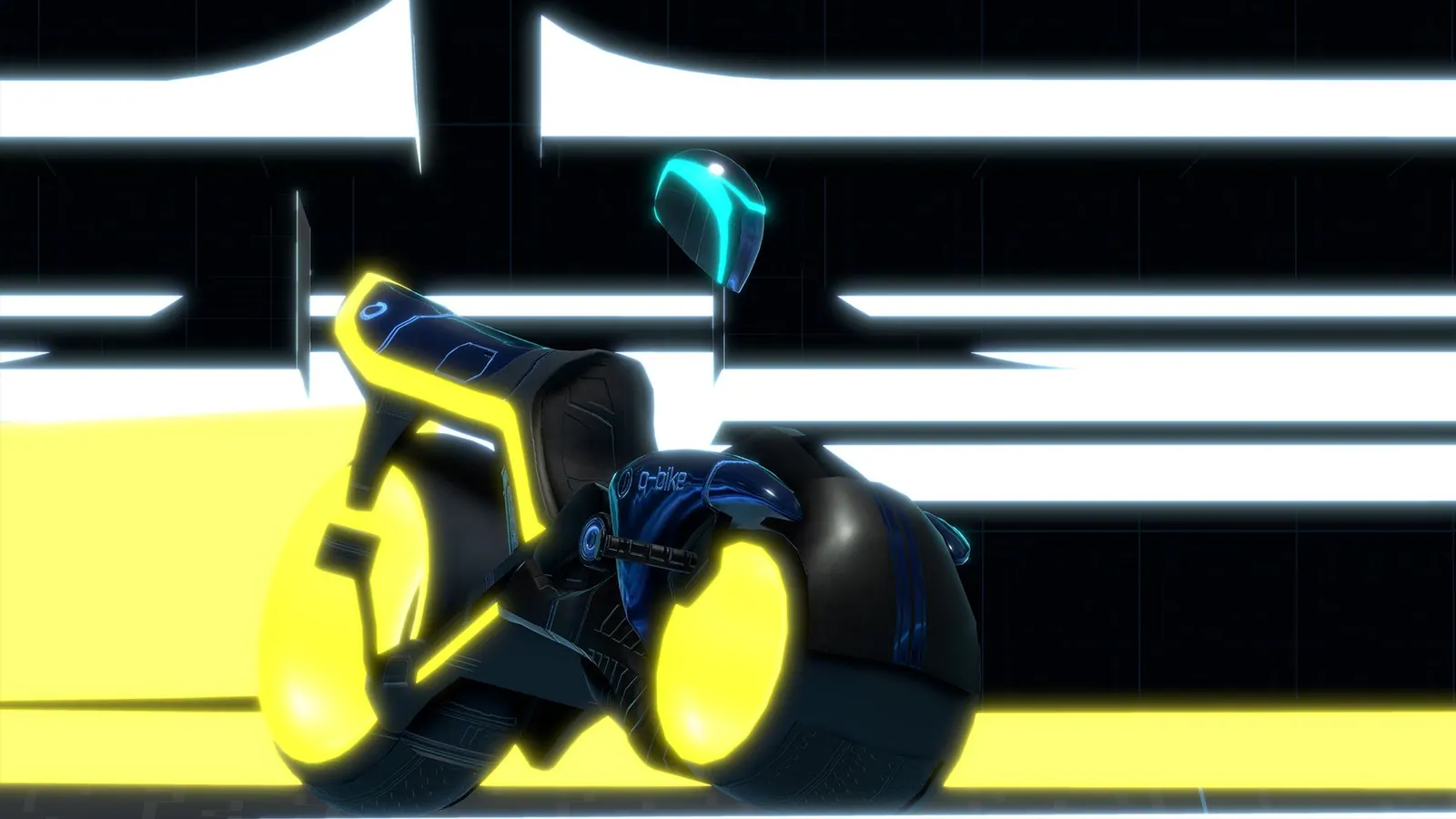 Скриншот 3 игры Qbike: Cyberpunk Motorcycles