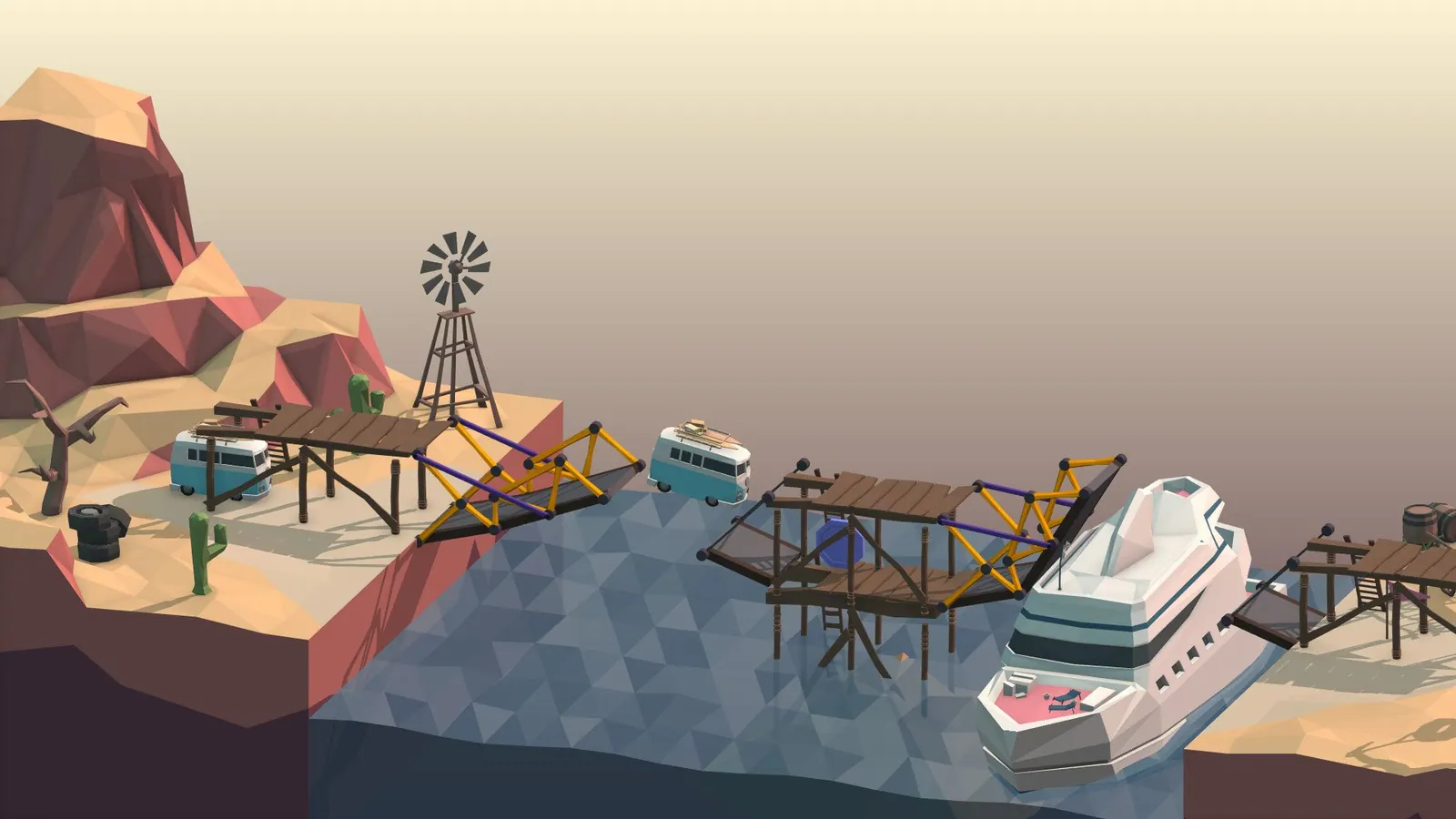 Скриншот 6 игры Poly Bridge