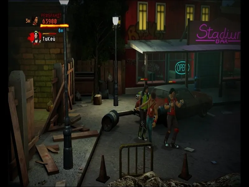 Скриншот 3 игры The Warriors: Street Brawl