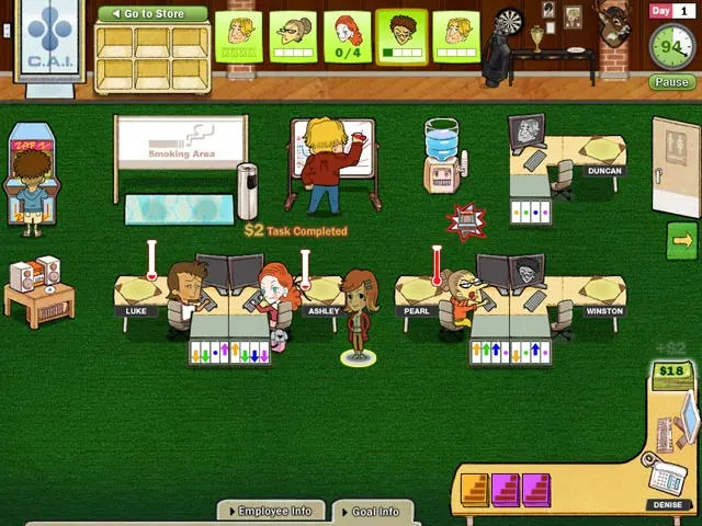 Скриншот 2 игры Miss Management