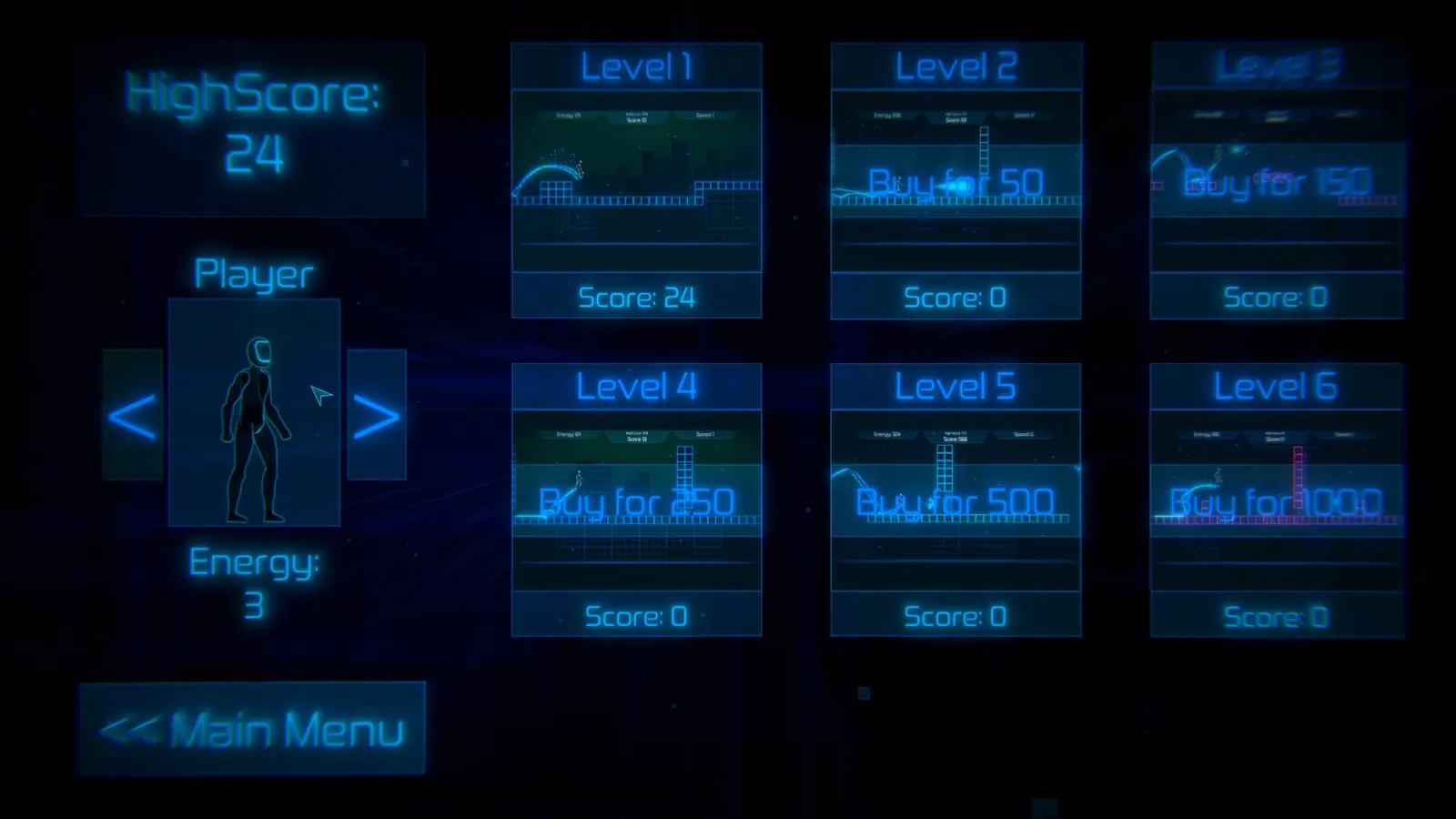 Скриншот 7 игры Neon Void Runner