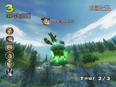 Скриншот 4 игры Shrek Smash and Crash Racing