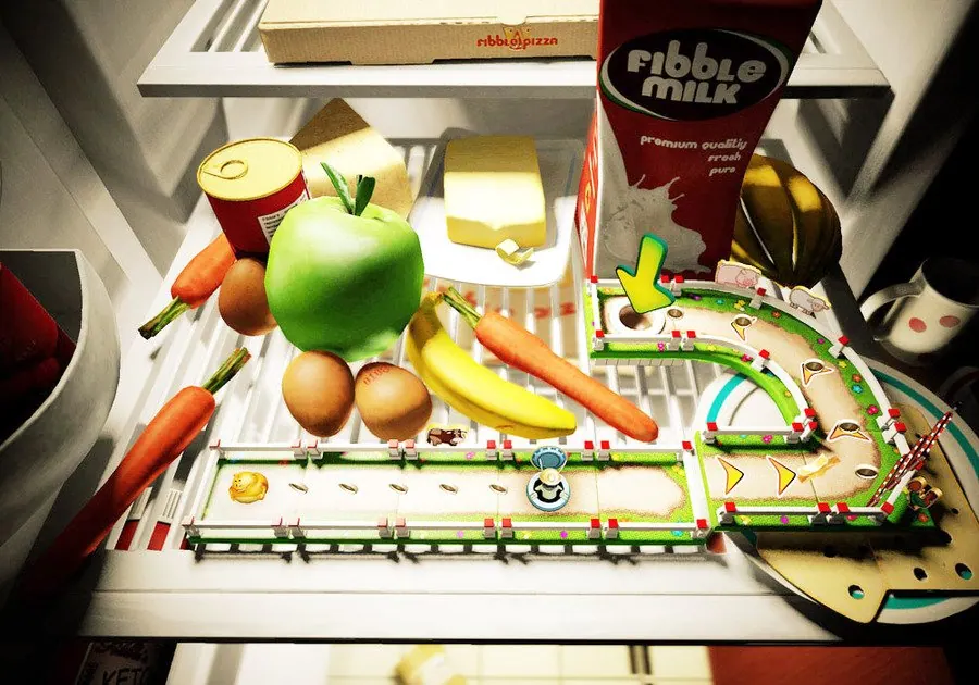 Скриншот 4 игры Fibble: Flick 'n' Roll
