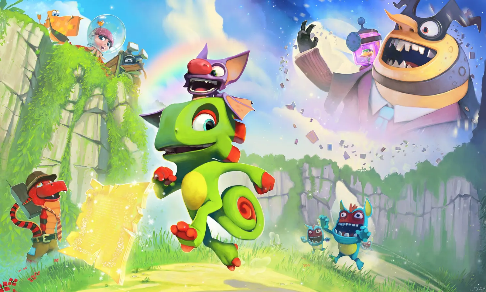 Скриншот 7 игры Yooka-Laylee