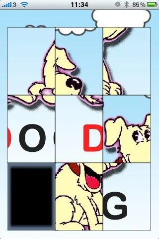 Скриншот 3 игры Word Sliding Puzzle