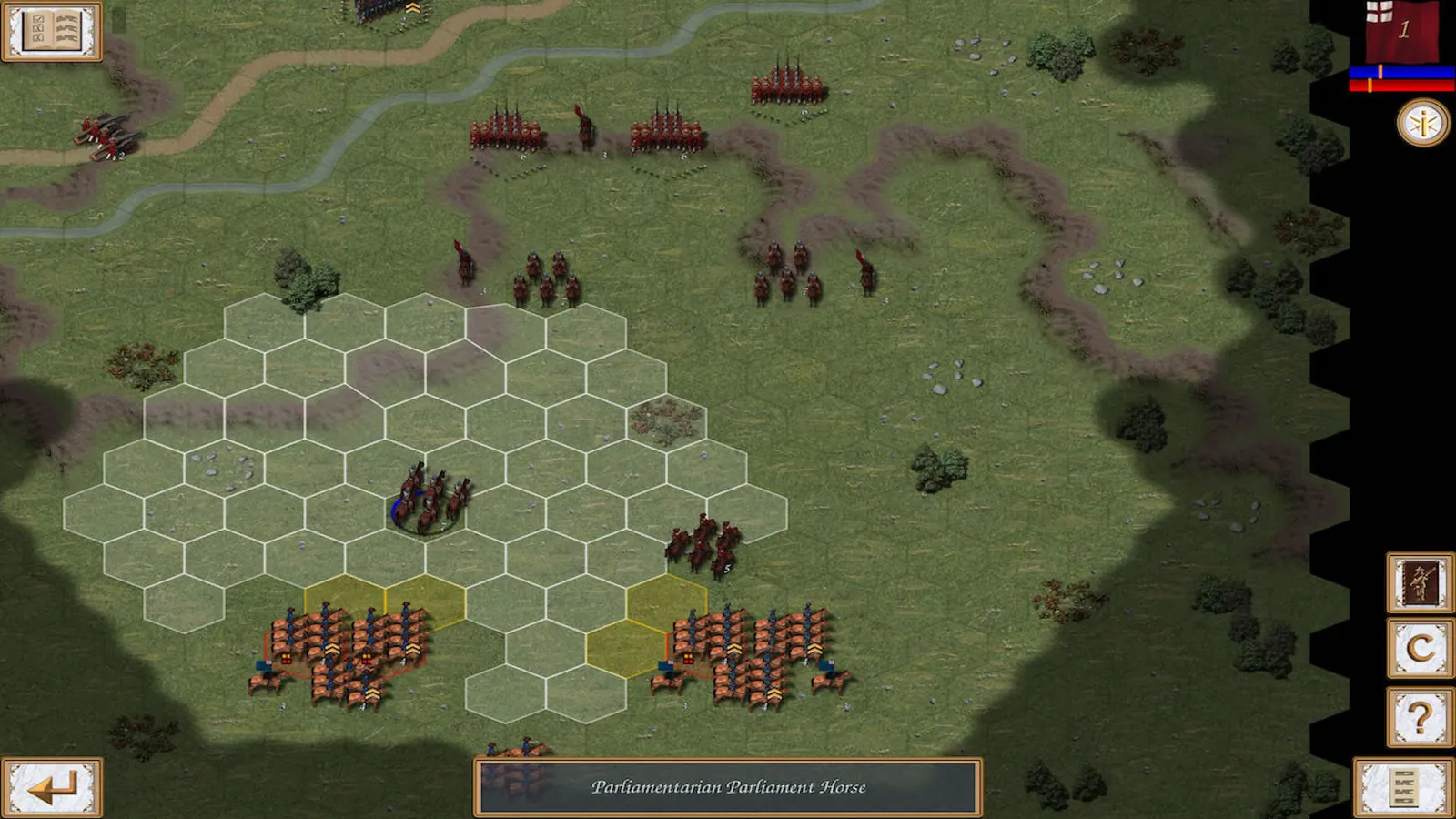 Скриншот 3 игры Fire and Fury: English Civil War