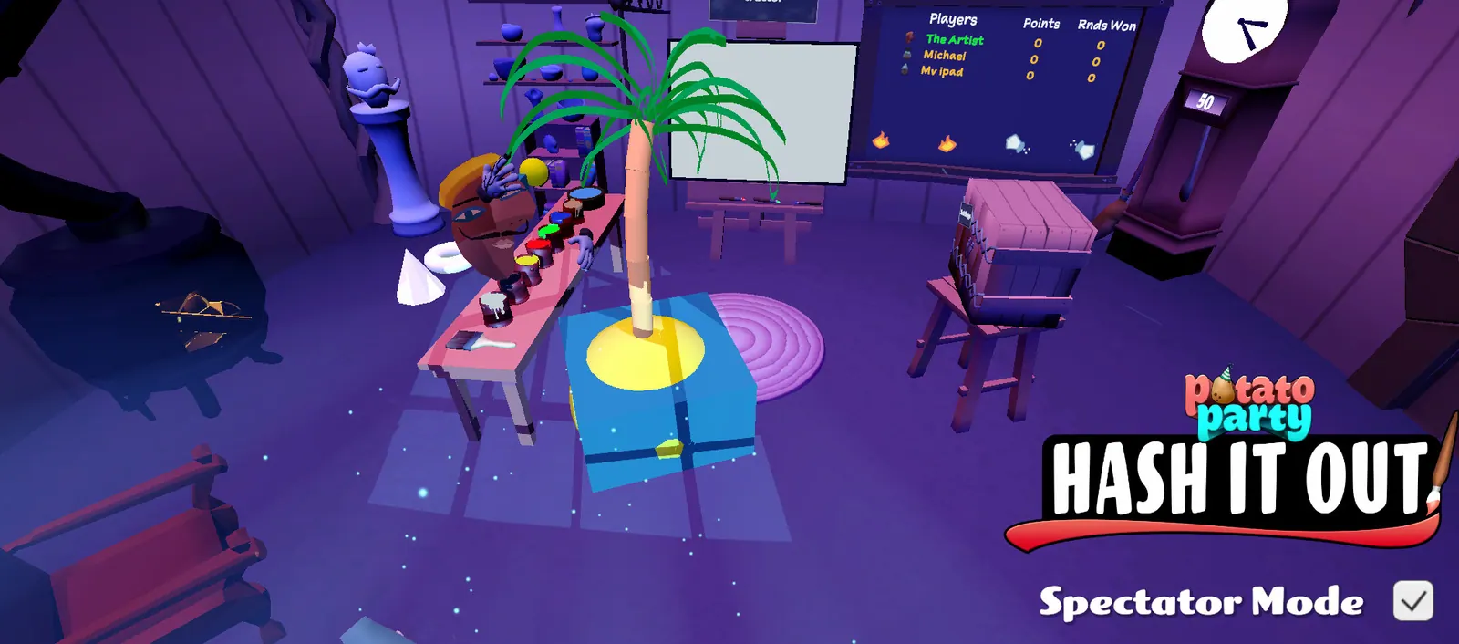 Скриншот 3 игры Potato Party: Hash It Out