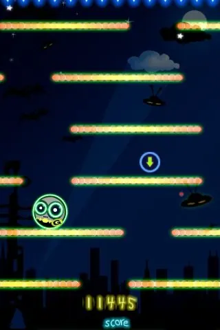 Скриншот 2 игры Glow Doodle Fall