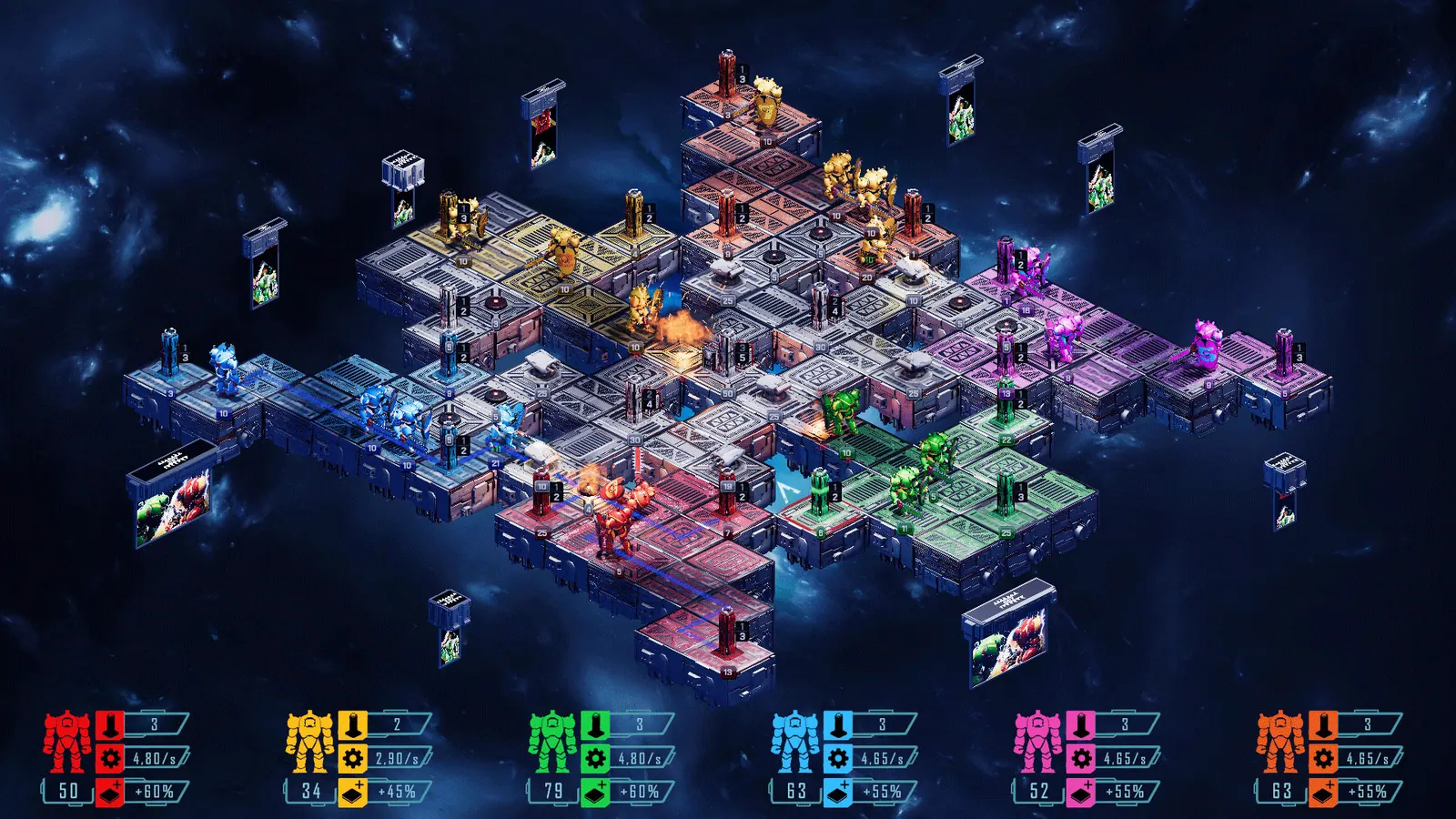 Скриншот 4 игры Space Grid Tournament
