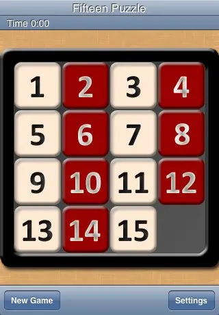 Скриншот 2 игры Fifteen Puzzle