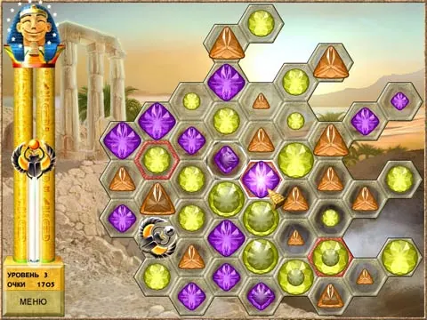 Скриншот 4 игры Скарабеи Фараона