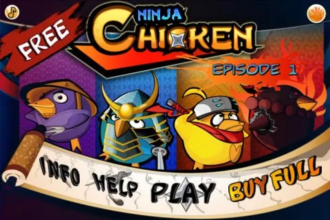 Скриншот 2 игры Ninja Chicken