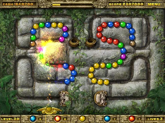 Скриншот 3 игры Inca Ball