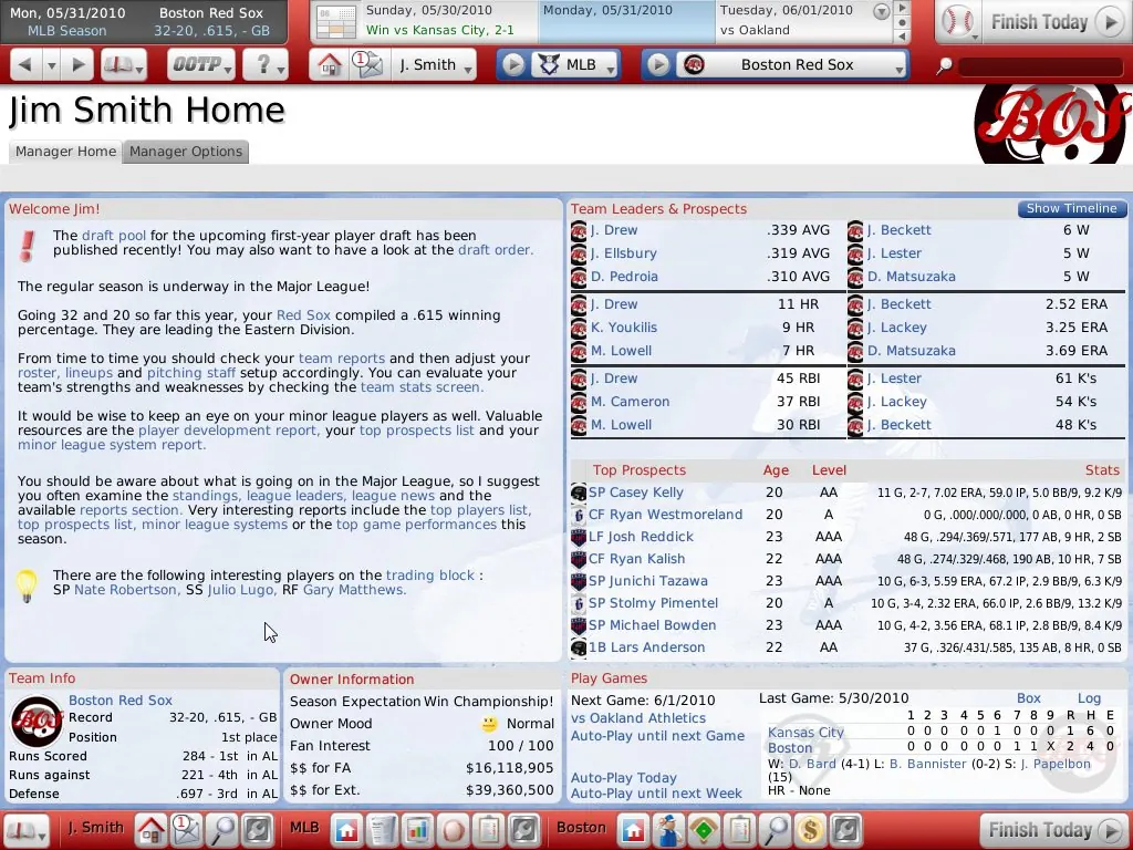 Скриншот 3 игры Out of the Park Baseball 9