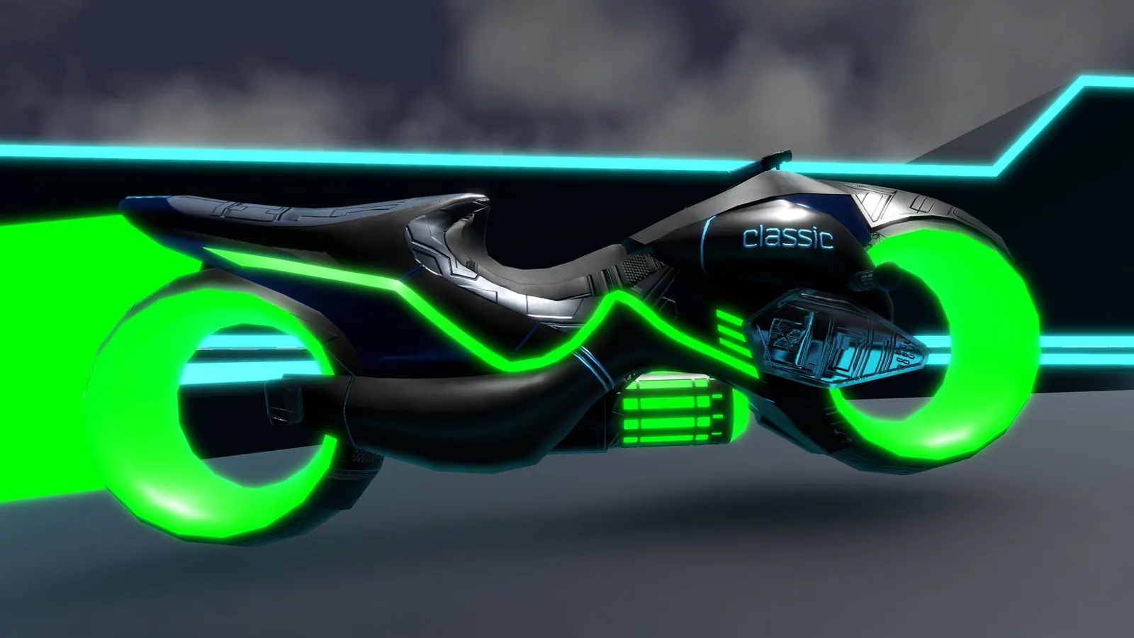 Скриншот 5 игры Qbike: Cyberpunk Motorcycles
