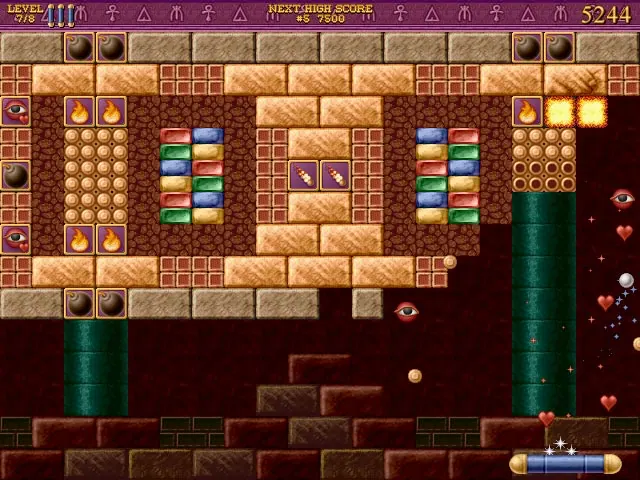Скриншот 3 игры Bricks of Egypt 2