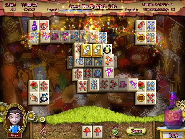 Скриншот 2 игры Alice's Magical Mahjong