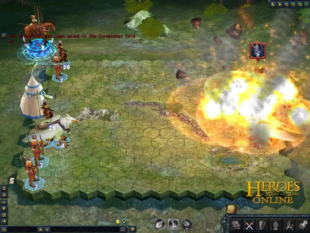 Скриншот 3 игры Heroes of Might and Magic Online