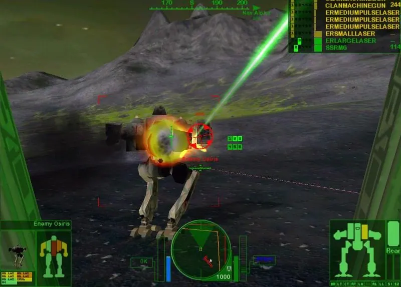 Скриншот 7 игры MechWarrior 4: Vengeance