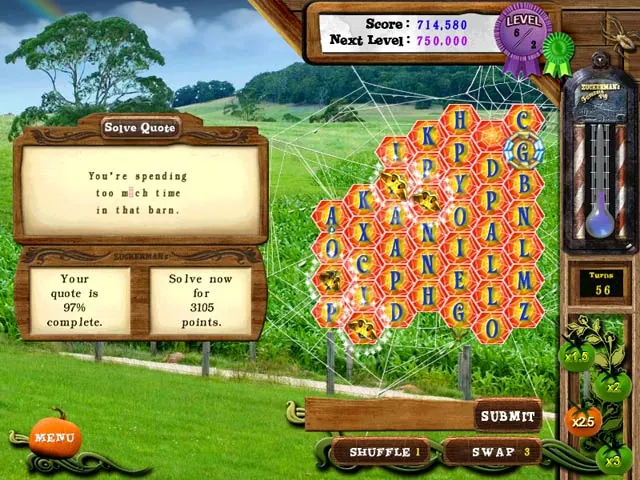 Скриншот 3 игры Charlotte's Web - Word Rescue