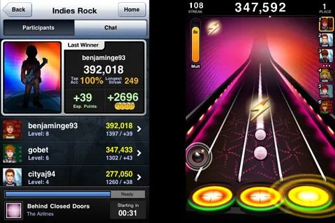 Скриншот 3 игры Tap Tap Revenge 3