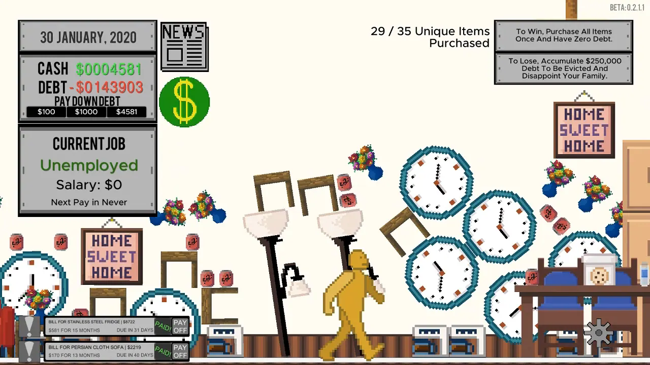 Скриншот 5 игры Life and Debt: A Real Life Simulator