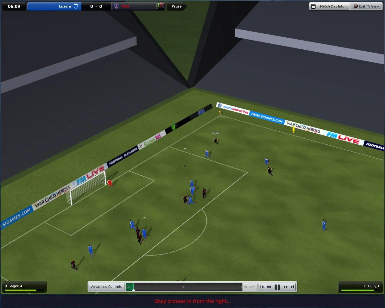Скриншот 4 игры Worldwide Soccer Manager 2009